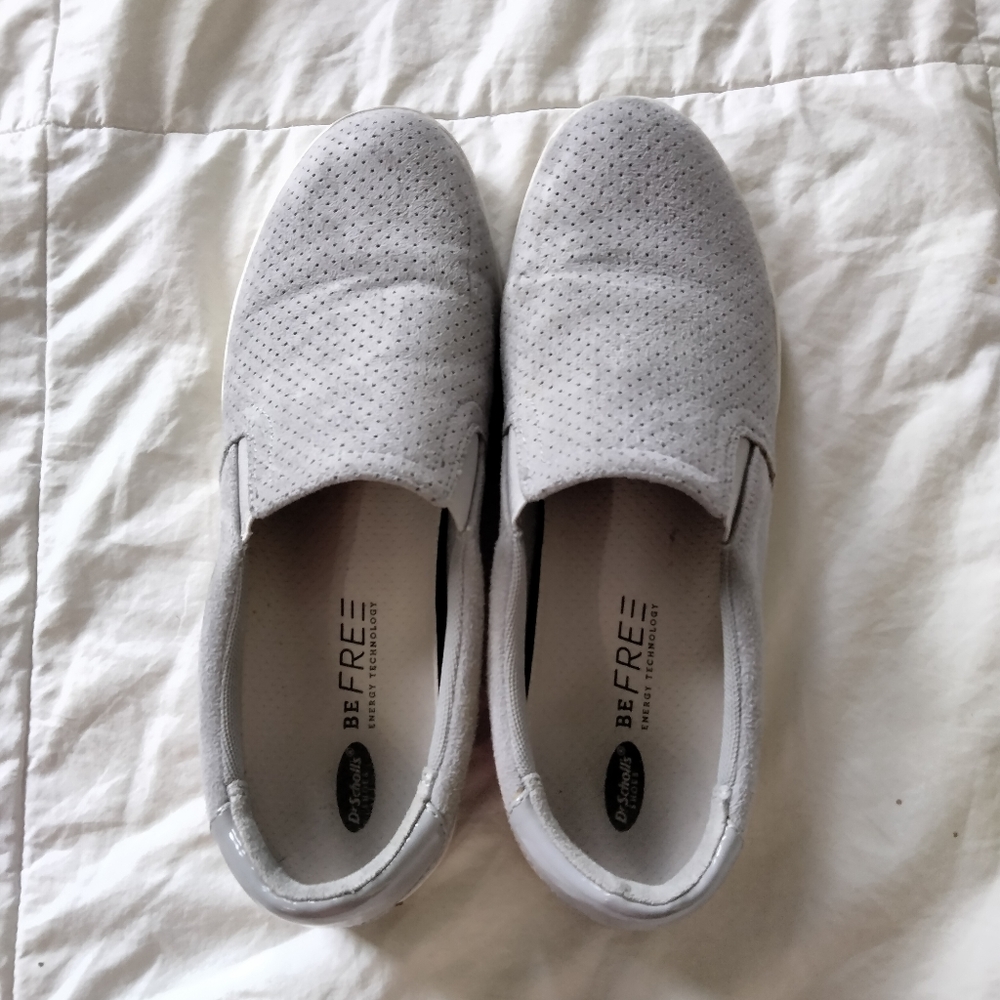 Dr Scholl's be free women's size 7 textured gray slip-ons - Picture 2 of 8
